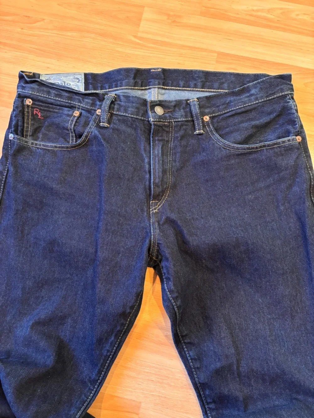 Polo‎ Ralph Lauren Men's Dark Indigo Straight Jeans